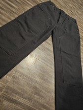 Carhartt Men's Double knee Work Pant - Black 36x32
