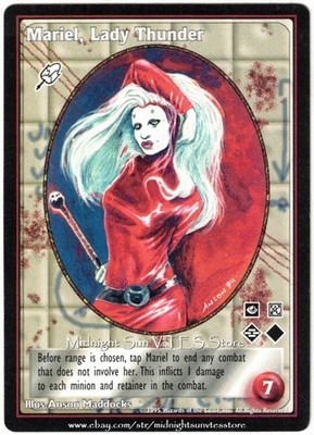Mariel, Lady Thunder Malkavian Vampire: the Eternal Struggle V:TES Vampire CCG
