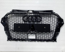 Front Grill passend für Audi A3 8V 13-16 S-Line Schwarz Glänzend Waben …