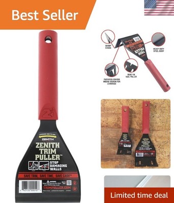 Hardened Steel Multi-Tool for Trim & Flooring Removal - Comfortable Grip