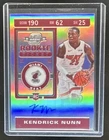 2019-20 Panini Contenders Optic Kendrick Nunn RC Rookie Auto Autograph #117 Heat