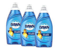 3 Pack Dawn Ultra Dish Soap Dishwashing Liquid 7.5 fl oz Just the Right Size New