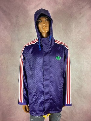 NEW Adidas Originals IB3441 Herren Adicolor Heritage Purple MONOGRAM Size XL