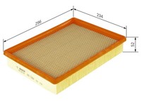 Bosch Luftfilter Fuer Saab 1987429193