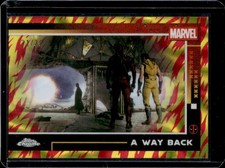 2025 Topps Chrome Deadpool A Way Back Multiverse Red & Orange Lava #/39
