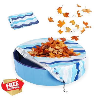 Ladadee Dog Pool Cover M-48*12 Inch Blue Stripes