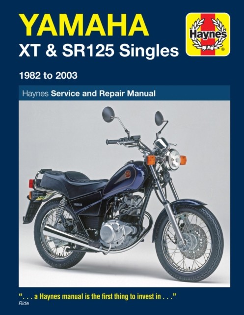 Yamaha XT & SR125 (82 - 03) Haynes Repair Manual by Jeremy Churchill PAPERBACK