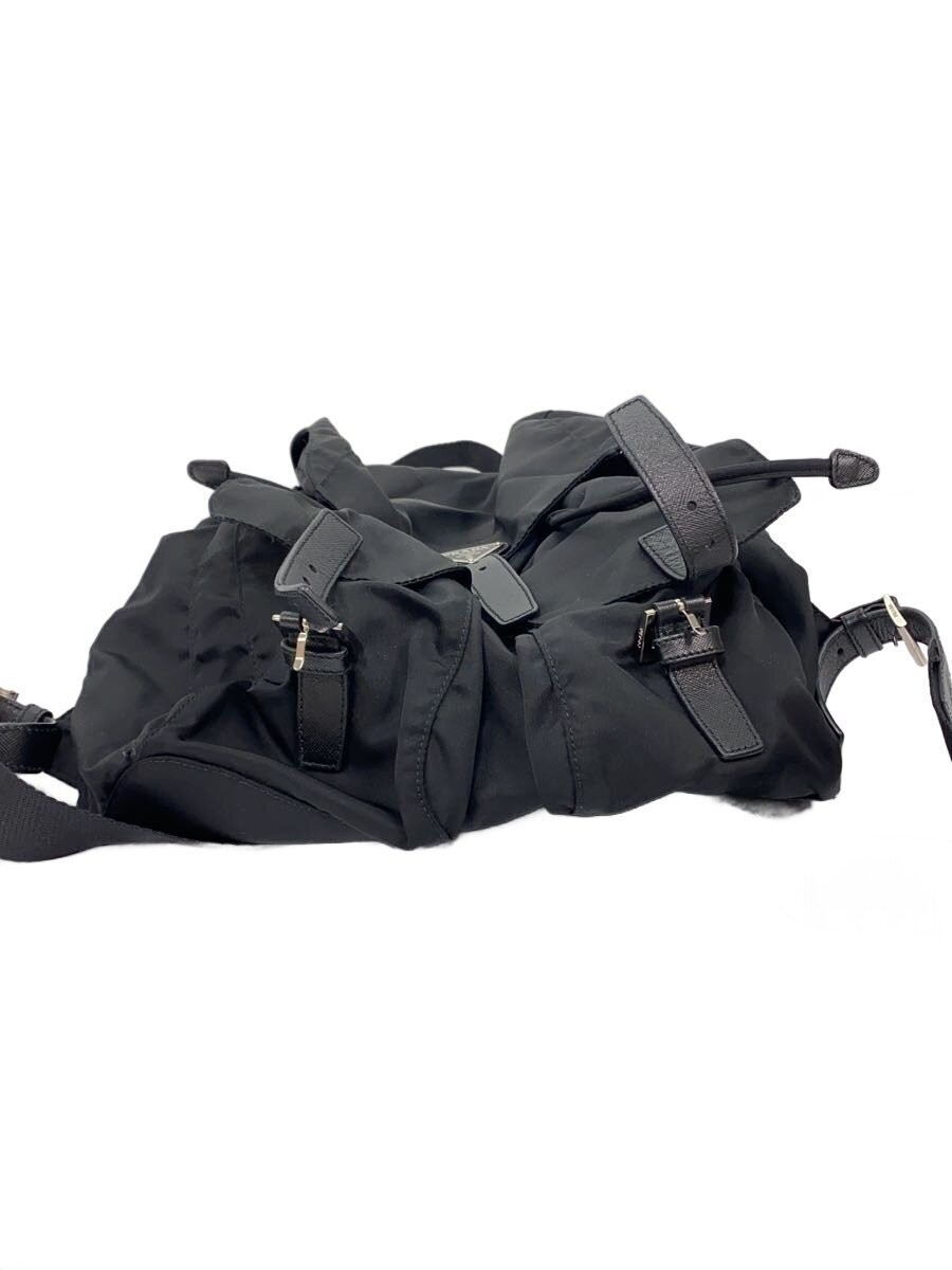 PRADA Backpack BLK Solid Re Nylon Backpack Medium - image 4