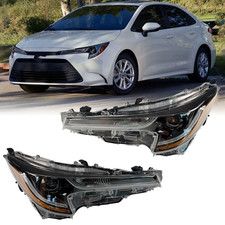 Led Headlight For 2023-2025 Toyota Corolla L Le Base Driver Passenger Pair Side