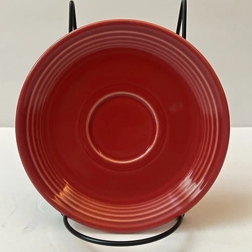 Fiestaware Scarlet Red Saucer 5 7/8” Replacement - Homer Laughlin USA