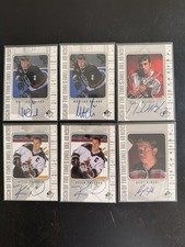 1998-99 UPPER DECK SP AUTHENTIC SIGN OF THE TIMES LOT (6) NHL HOCKEY