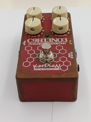 KarDiaN C9H13NO3 Adrenaline Distortion Guitar Effects Pedal Japan