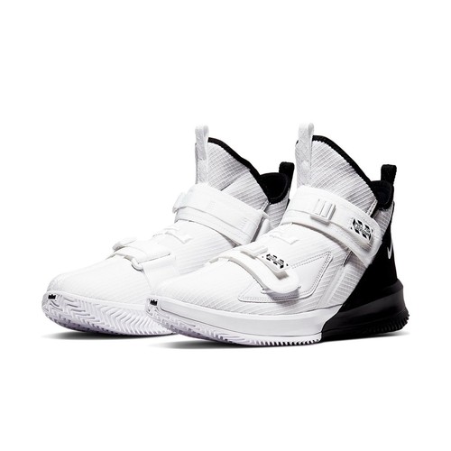 Nike LeBron Soldier XIII SFG Size 8.5 White Black AR4225 100 Brand New In Box