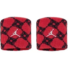 JORDAN DRI-FIT Terry Wristband Printed in Fire Red/Black/White (JD2031-666)Japan