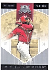 KEN GRIFFEY JR ⚾ REDS⚾ 2004 FLEER NATIONAL PASTIME #58 * FREE SHIPPING