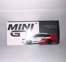 MINI GT 1:64 Honda Civic Type R #2 2023 Pace Car White Red Diecast Unopened