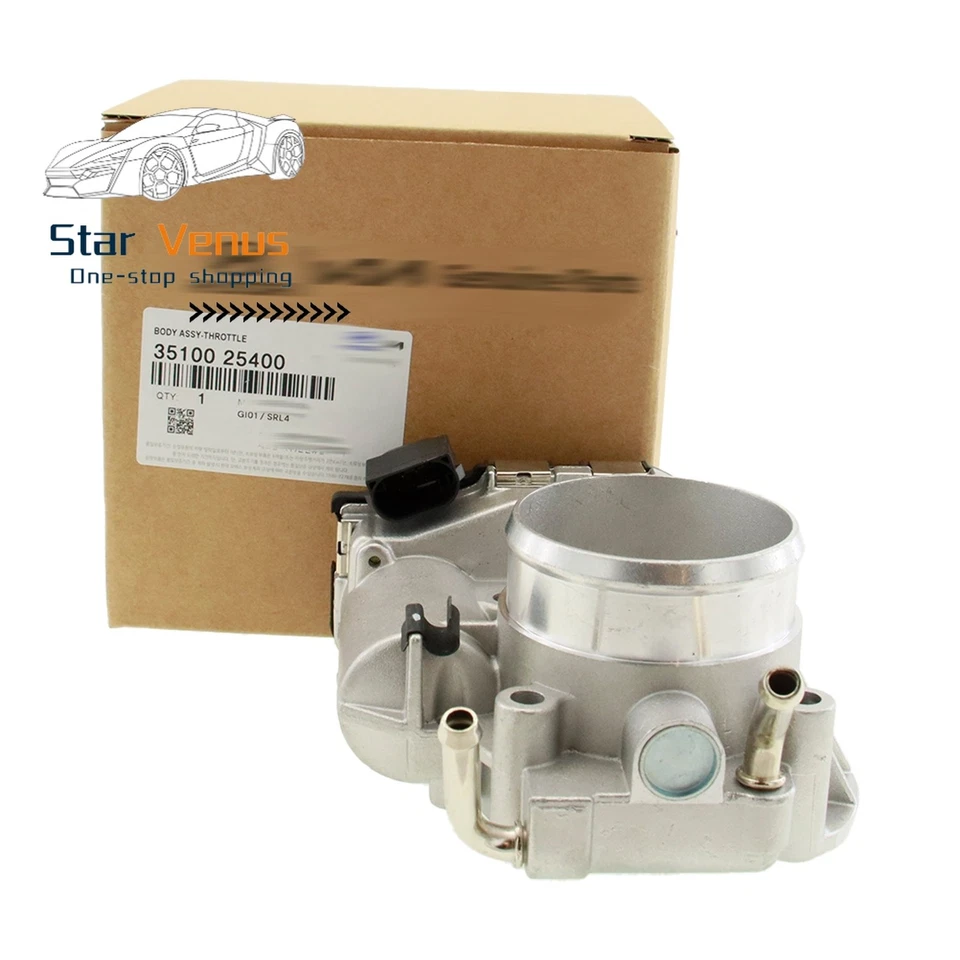 OEM 35100-25400 Throttle Body For 2006-2013 Hyundai Sonata SantaFe Kia Magentis Foto 2 de 4