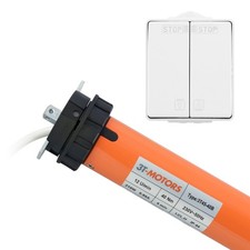 3T-MOTORS Markisenmotor elektronische Endschalter 40Nm + Schalter + Adapter