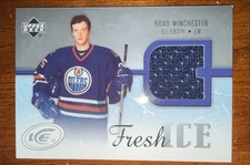 2005-06 Upper Deck Ice - Fresh Ice Brad Winchester Patch Oilers