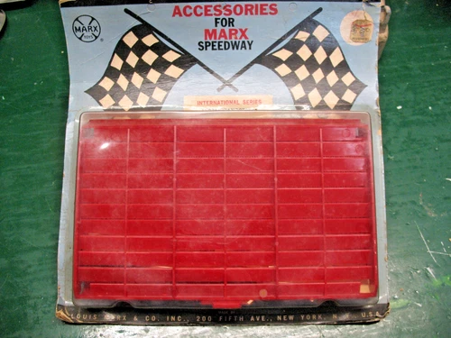 MARX TOYS #2231 GRANDSTAND ACCESSORIES FOR MARX SPEEDWAY ORIG. VINT. USA