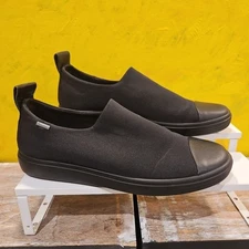 ECCO Women's Goretex Soft 7 GTX Slip-on Sneaker Comfort Shoes Black Size 8