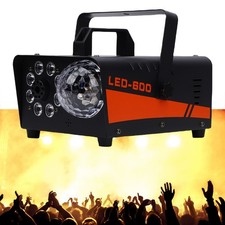 High Power 6W Fog Machine With Disco Ball Lights For Stage Party