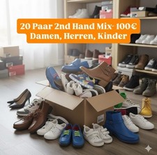 📦 20 PAAR Second-Hand Schuhe – Überraschungsmix (Damen · Herren · Kinder)