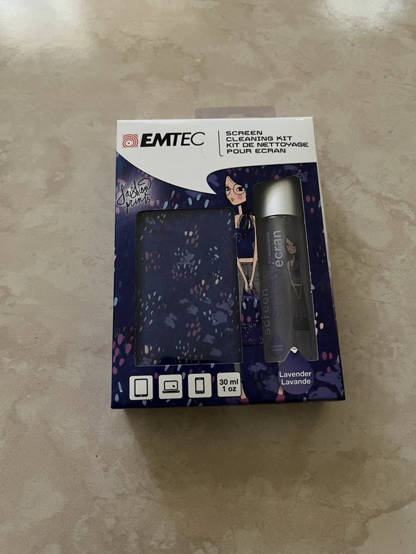 Emtec Ep01 Fashion Prints Mobile Cleaning Kit Lavender Scent