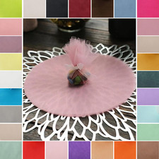 150 pcs 9" TULLE WRAPPERS CIRCLES for Wedding Party Favors DIY Crafts SALE