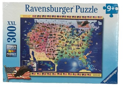NEW Ravensburger Evolution Of The American Flag 300 Piece Puzzle XXL Pieces