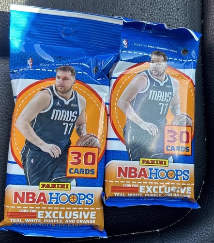 2024-25 Panini Nba Hoops Fat Pack Brand New Lot Of 2 Packs Sealed