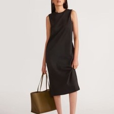 NEW Everlane The Long Weekend Midi Dress Black Medium