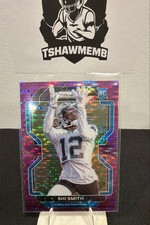 2021 Panini Prizm - Rookie Shi Smith #408 Purple Pulsar Prizm (RC)