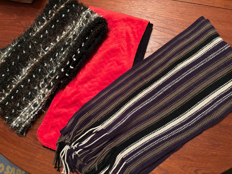 1 Coldwater Creek, 1 Pierre Cardin, 1 Mohair Scarves Lot Of 3 EXCELLENT!  Women