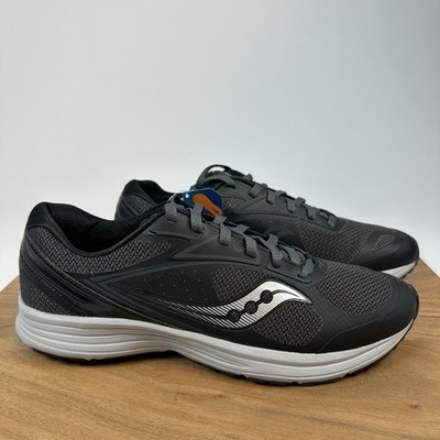 New Mens Saucony Grid Seeker Black Athletic Running Sneakers Shoes Size 11 M