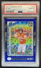 2024 Panini Donruss Optic Bo Nix Blue Scope Rated Rookie #209 Broncos PSA 10