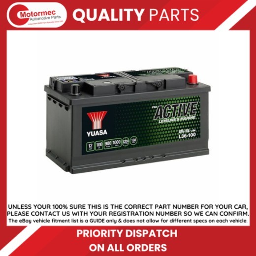 Land Rover Defender TD5 300Tdi Heavy Duty Car Starter Battery Yuasa L36-100 3Y - Image 27