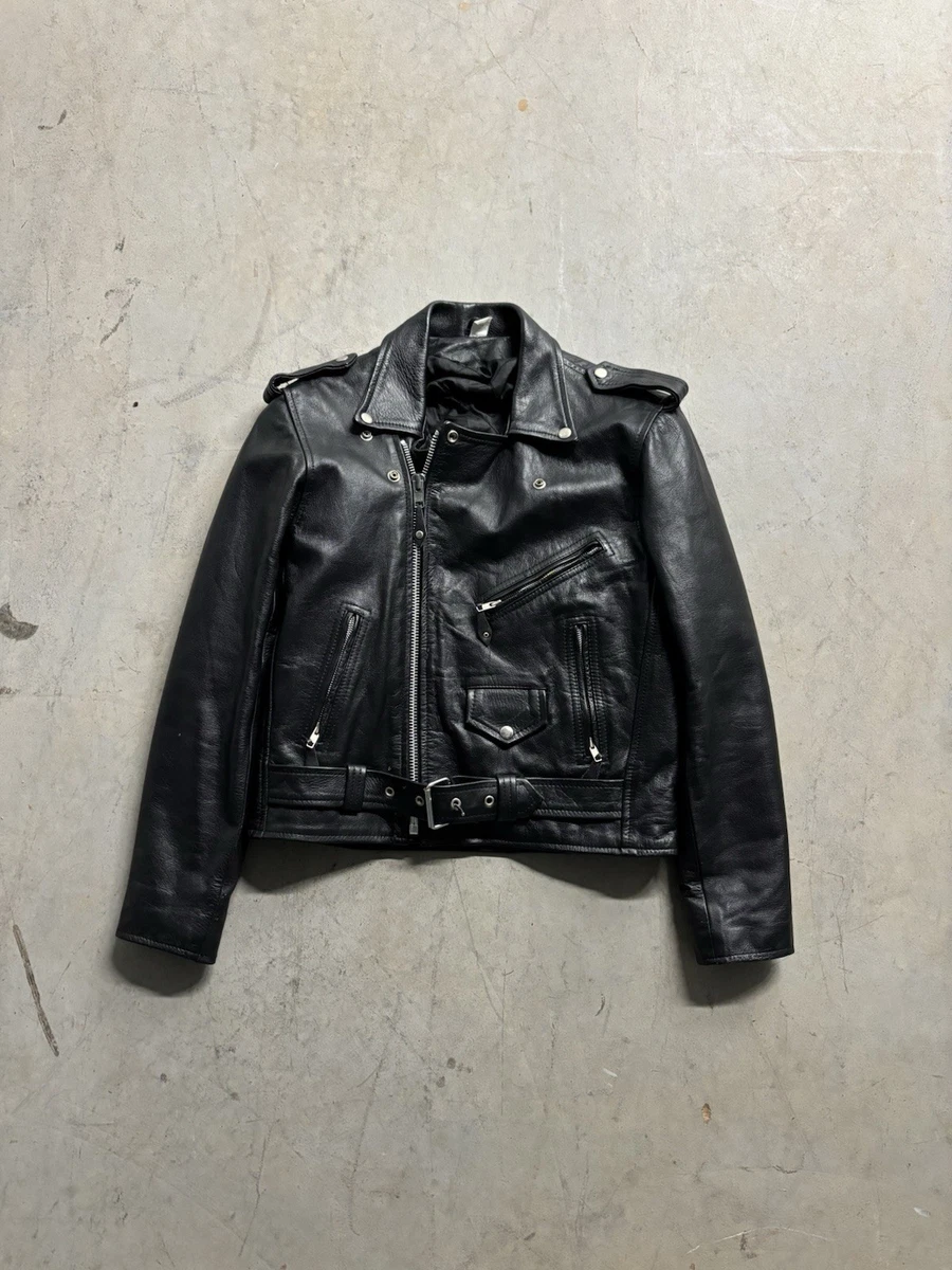 vintage leather jacket 38 products for sale | eBay
