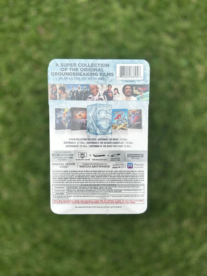 Superman 5-Film Collection Exclusive Amazon 4K UHD + Blu-ray + Digital Preorder - Image 3 of 3
