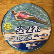 New SwimWays Spring Float Premium Hammock Pool Lounger for pool