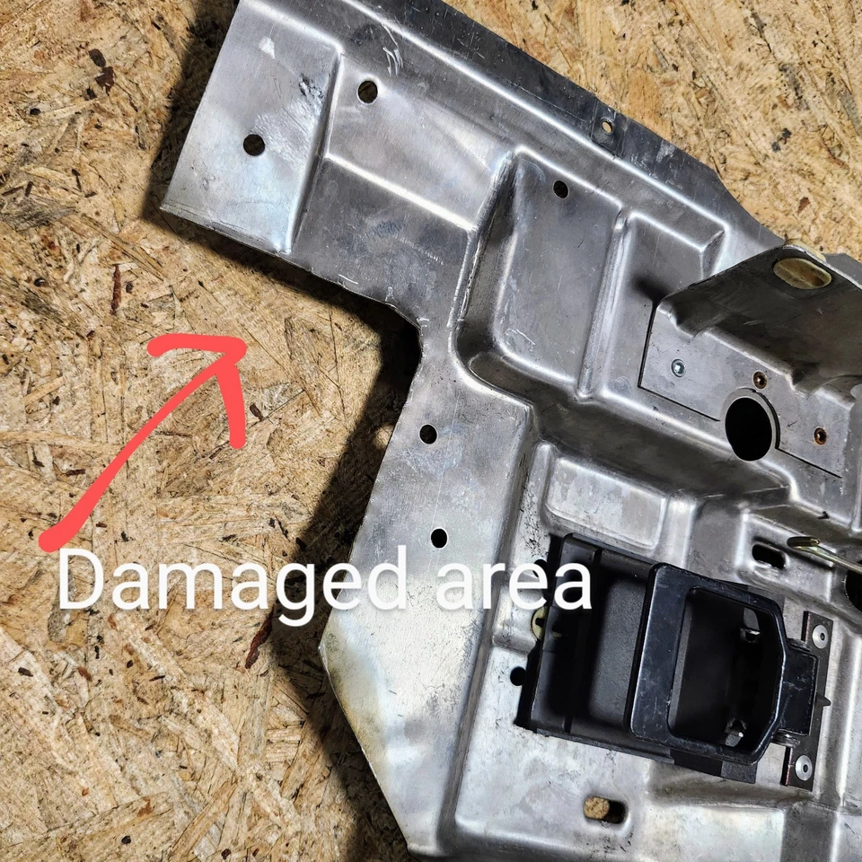 ✅ Puerta izquierda Aluminio Panel Interior Estructura Placa Soporte Manija Bisel 94-96 DEFECTUOSO Foto 3 de 4