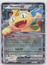 Meowth ordine perfetto ex 062/088 doppio pokemon raro quasi nuovo