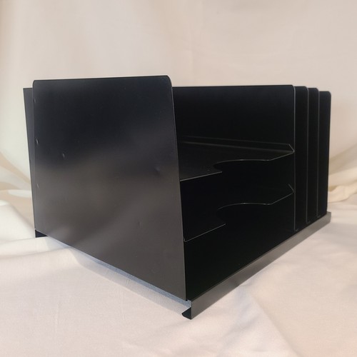 Steelmaster horizontal vertical desk organizer tray slot file sorter LIT-NING - Picture 2 of 7