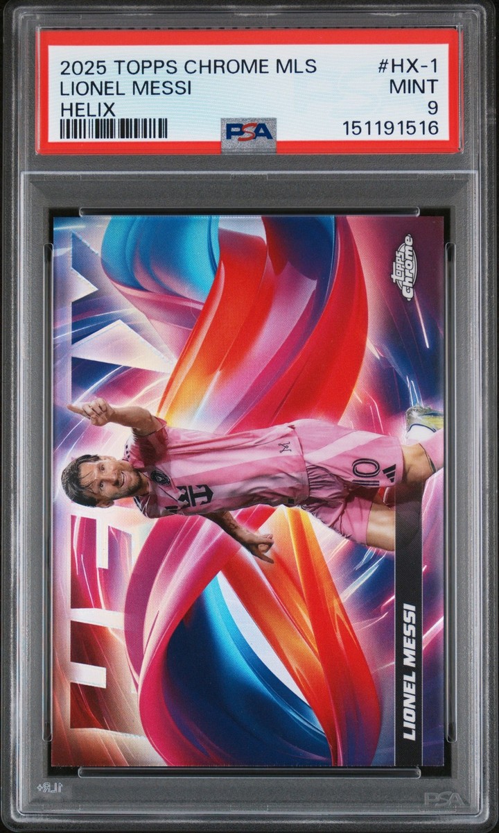 2025 Topps Chrome Mls - Helix Lionel Messi #HX-1 for sale online