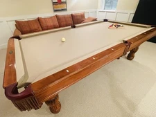 Brunswick Billiards Pool Table Name Plate Since 1845