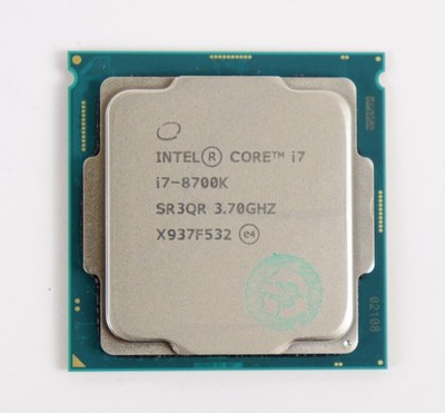 Intel Core I7-8700K Six-Core 3.70GHz LGA1151 12MB CPU Processor SR3QR