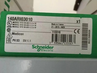 New In Box Schneider 140ARI03010 Analog Input Module
