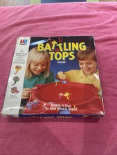 VINTAGE RARE BATTLING TOPS GAME BY MB GAMES 