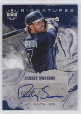 2018 Diamond Kings DK Signatures Holo Silver 93/99 Dansby Swanson Auto 1lb7
