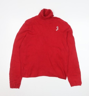 525 America Rollkragenpullover Pullover Damen rot Größe L